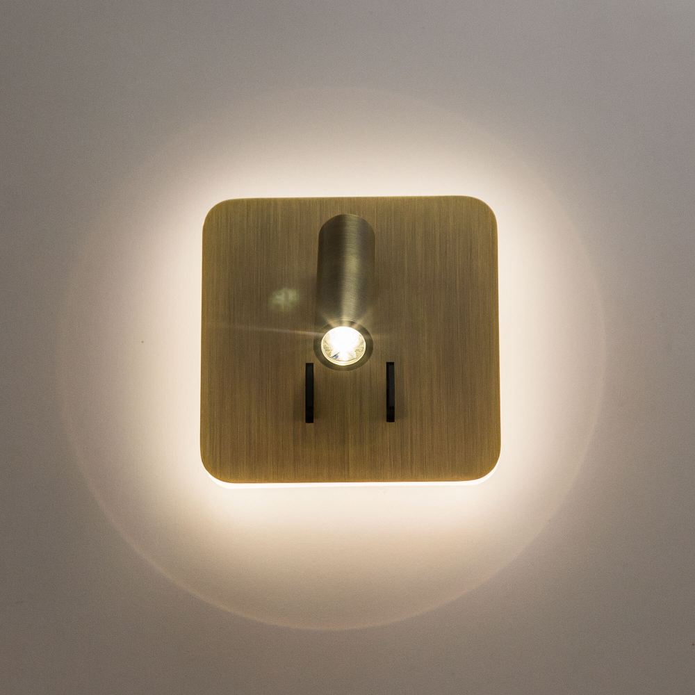 Citilux Декарт CL704423 LED Бра с выключателем Бронза