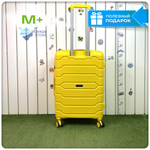 Средний чемодан Mironpan-X, Желтый, с расширителем