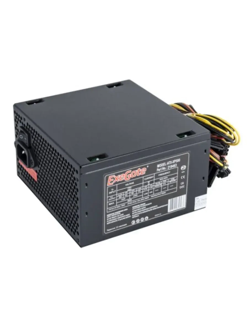 Блок питания XP500 500W EX219463RUS-S BLACK