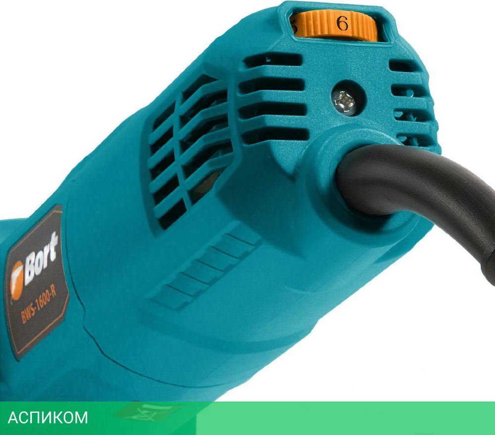 Угловая шлифмашина Bort BWS-1600-R (93411157)