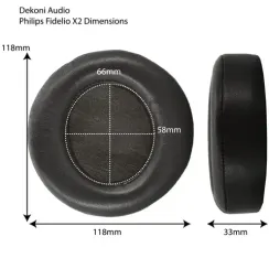 Dekoni Audio Choice Suede for Philips Fidelio X2