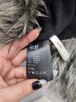 Шапка H&M зимняя на 12/14 лет