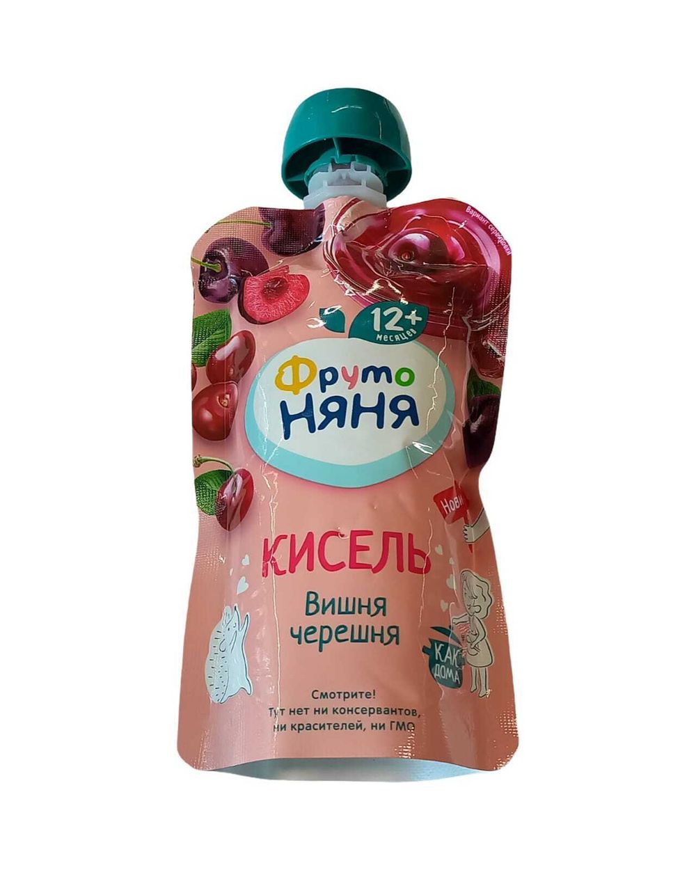 Кисель ФРУТО НЯНЯ вишня и черешня 130г