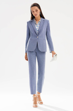 1973 Жакет женский (синий меланж)