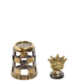 AM-2166 Наперсток «Шахматы Ферзь» (латунь)