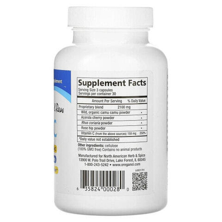 North American Herb & Spice Co., Purely-C, 700 мг, 90 растительных капсул