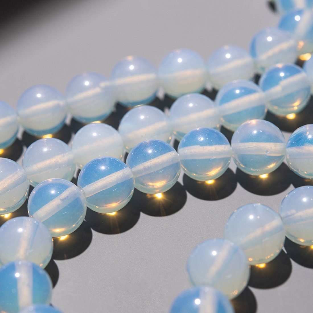 Лунный камень (имитация), 11,8мм, шар