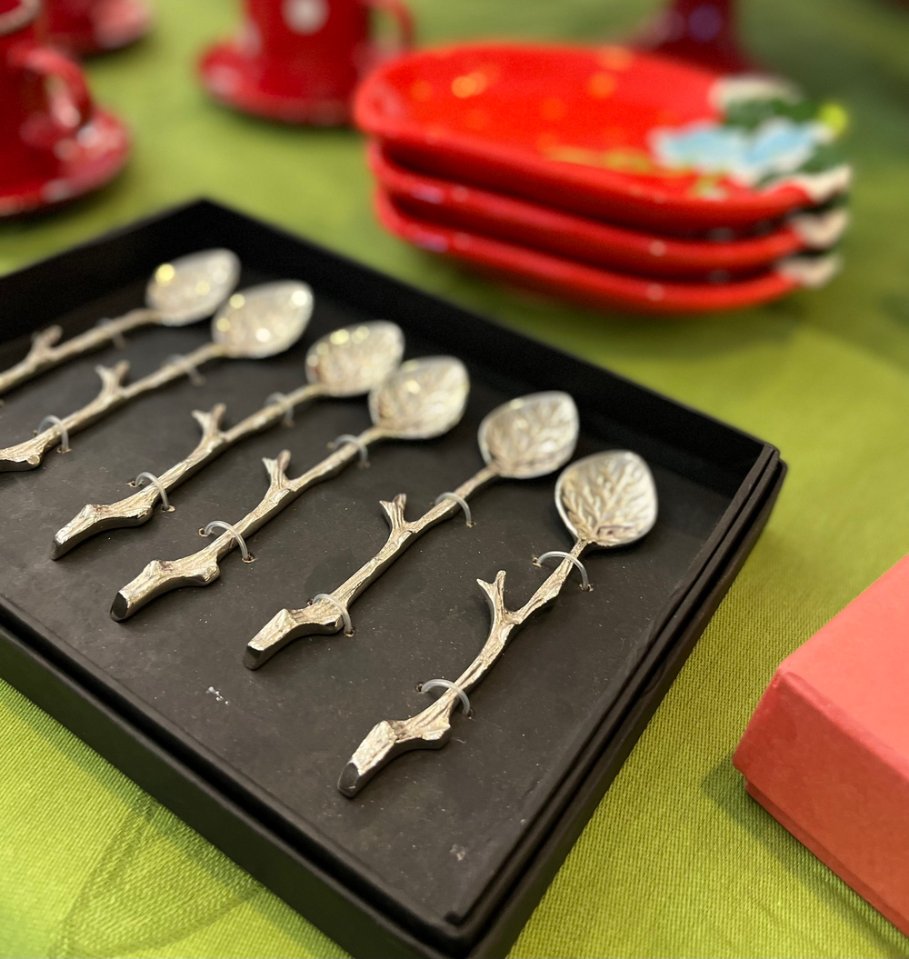 Набор ложек Листочки