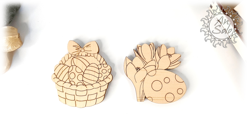 Магниты-раскраски "Пасхальные"