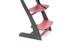 Детский растущий регулируемый стул Бельмарко Усура Графит-Лаванда