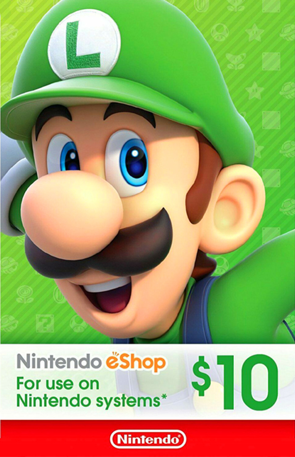Nintendo eShop Store USA: Карта оплаты 10$ [Цифровой код доступа]