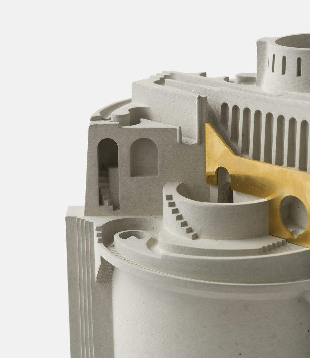 Material Immaterial Concrete Fable — кинетическая скульптура из бетона