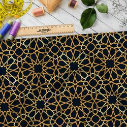 Ткань шелк Армани бронзовый калейдоскоп из проволоки