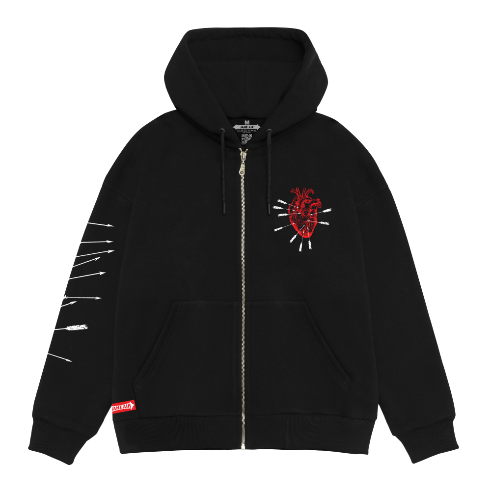 Зиппер “СЕРДЦЕ” OVERSIZE