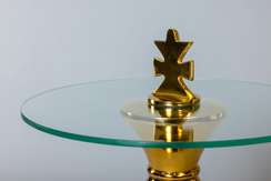 Кофейный стол "Король" золото