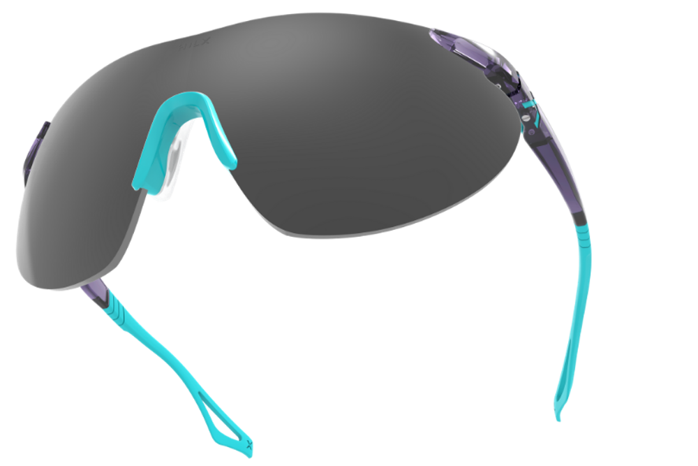 Спортивные очки HILX Domain Shiny Crystal Purple / Black Mirror Lens
