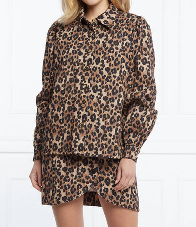 рубашка fivix Silvian Heach - коричневый(PGA21133CA)