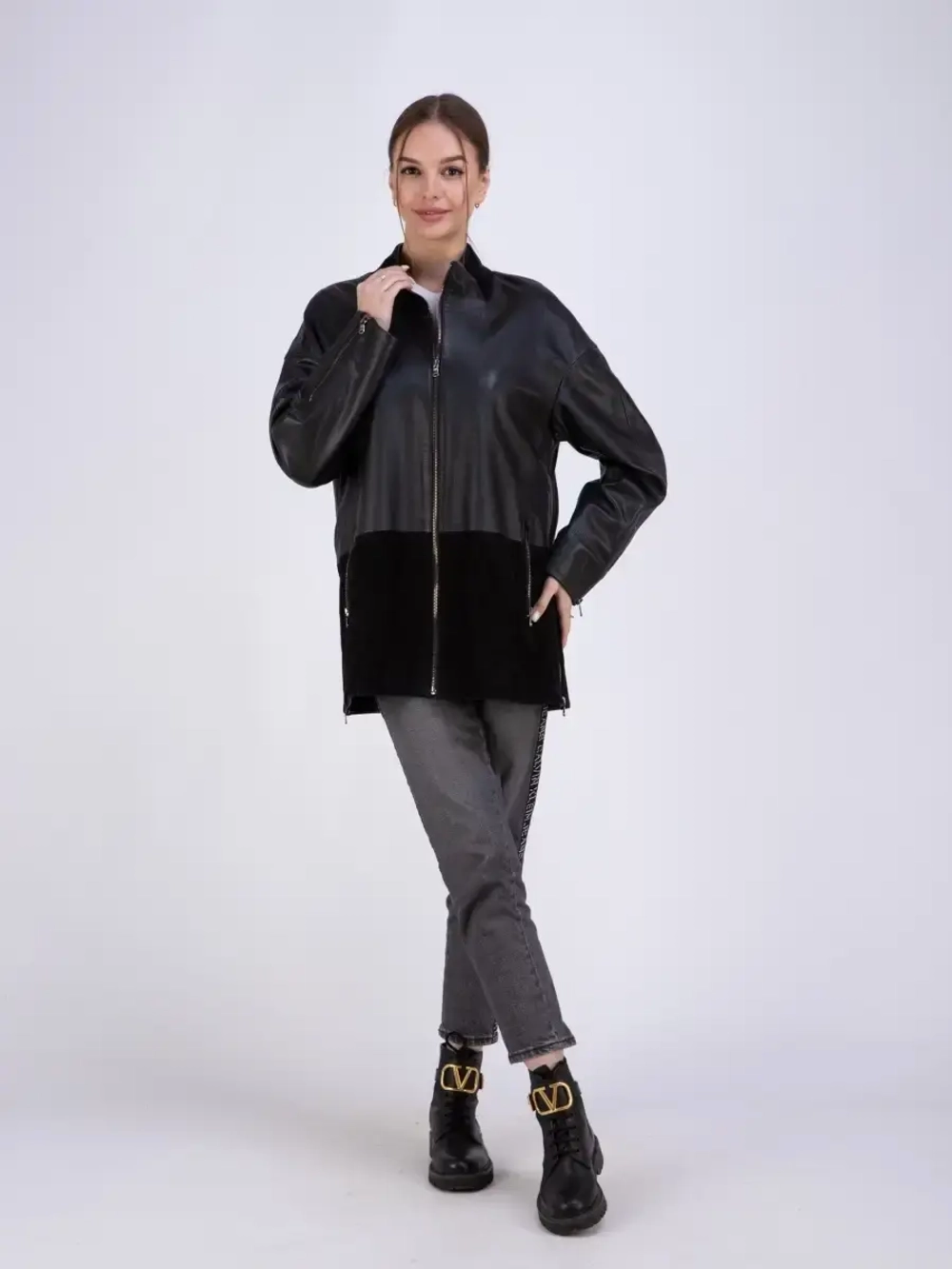 Куртка женская из натуральной кожи