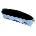 Пенал - косметичка Alingar, ткань, молния, 75 х 205 мм, "Дино, розовый (надпись T-MIDO)