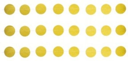 Круги 6 см "Золото глиттер" 220 см