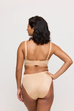 PRIMADONNA SATIN Бюстгальтер бесшовный на косточках со съемными бретелями, бежевый