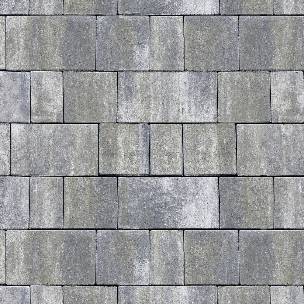 Тротуарная плитка СТАРЫЙ ГОРОД - Искусственный камень Габбро, комплект из 3 видов плит