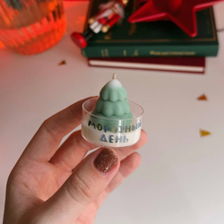 микро свеча "морозный день"