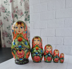 Матрёшка цветочная 21см 5мест