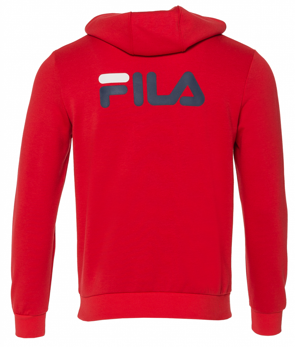 Мужская теннисная кофта Fila Sweathoody Edward M - красный