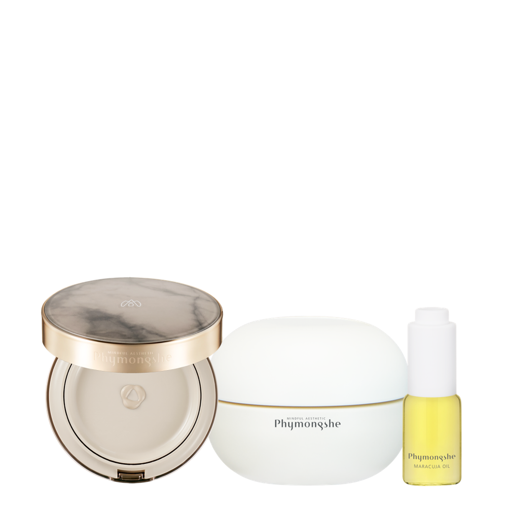 Phymongshe Набор «Природное совершенство» 8 мл +60мл + кушон