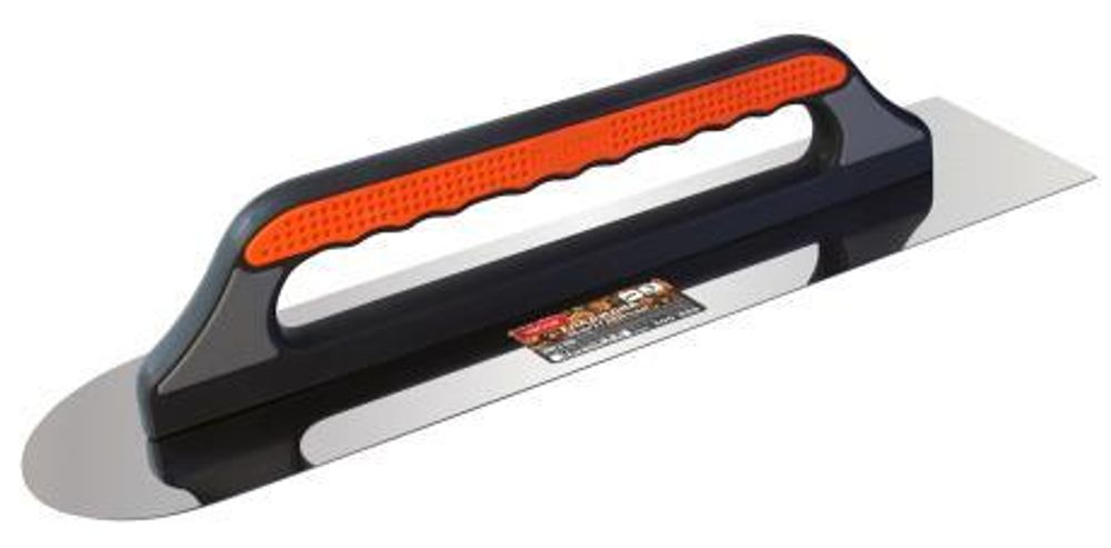 Гладилка  полир.нерж.сталь  0,7мм  480*130мм  Гребёнчатая, закруглённая,  ручка 3К  DEСOR /690-888