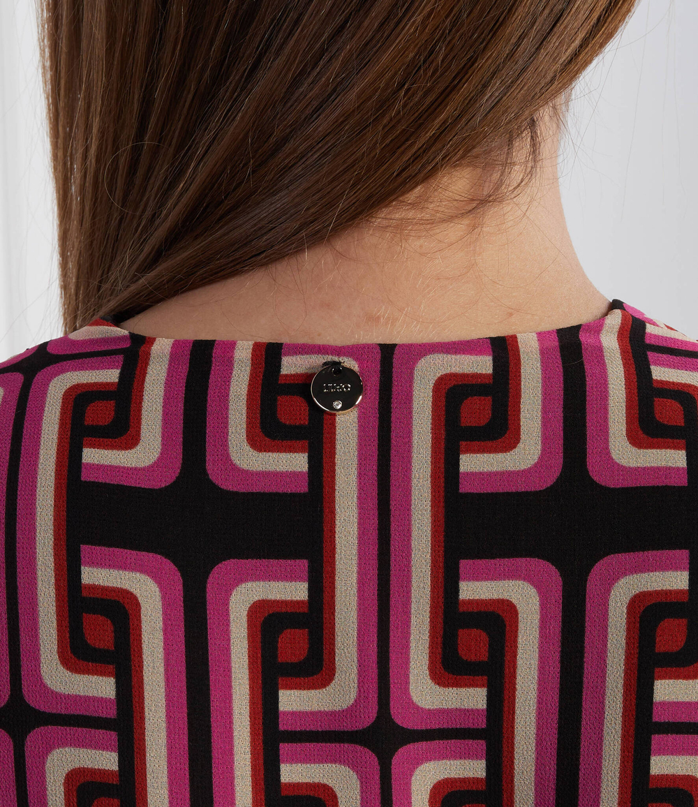 Платье с ремешком Liu Jo - фиолетовый(WF3185 T4050)