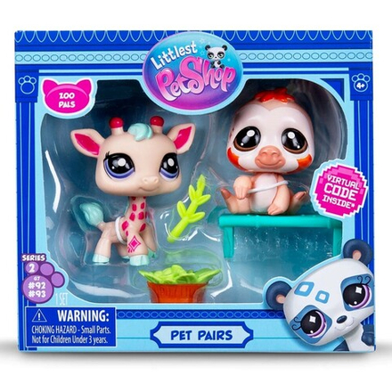 Littlest Pet Shop - Жираф и ленивец 2-PAK Два животных + аксессуары LPS00620