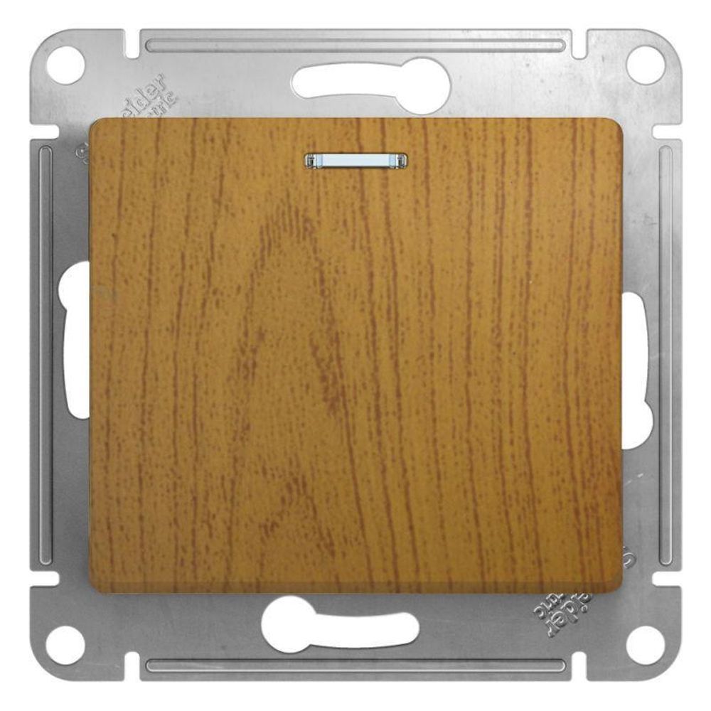 Переключатель проходной 1-кл. СП Glossa 10А IP20 (сх. 6а) 10AX с подсветкой механизм дерево дуб SE GSL000563 Переключатель проходной 1-кл. СП Glossa 10А IP20 (сх. 6а) 10AX с подсветкой механизм дерево дуб SE GSL000563