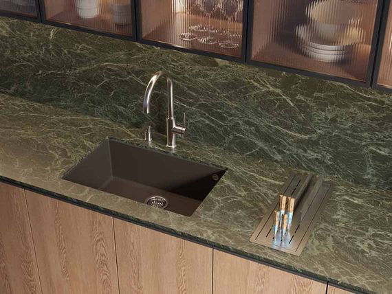 Мойка Omoikiri Tedori 66-U-ES Tetogranit/эспрессо