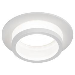 Светильник встраиваемый алюминиевый ЭРА KL89 WH под лампу MR16 GU5.3 белый