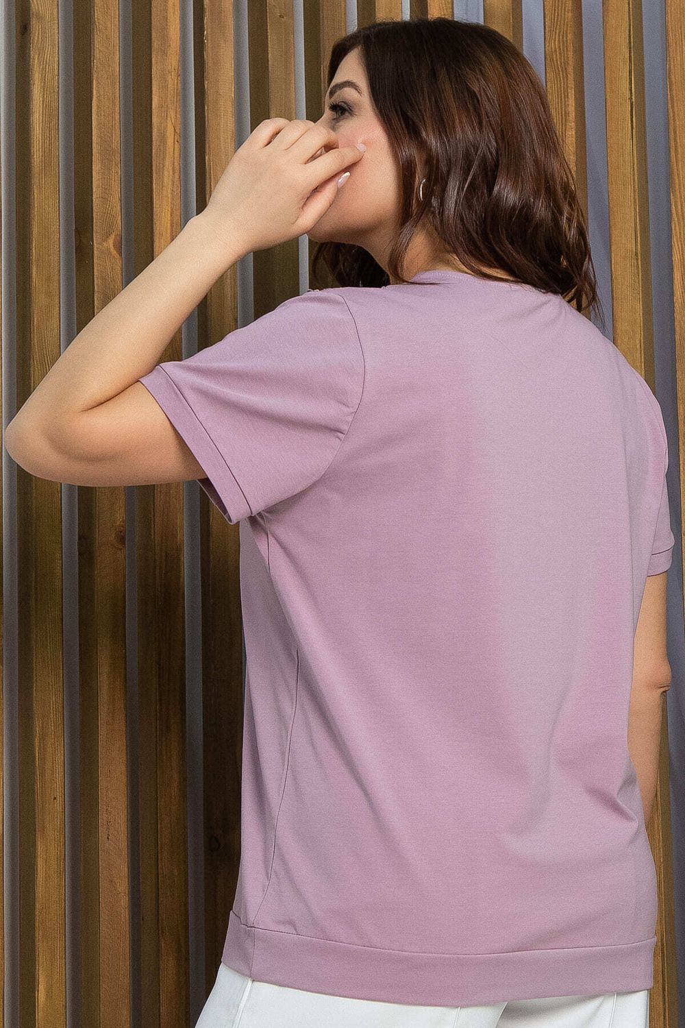 Блуза Лейла (пыльная роза) Б13334-20М LT Collection