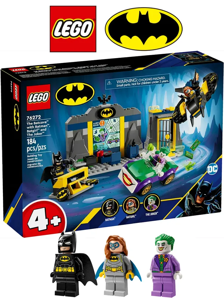 Конструктор Batman 76272 Бэтпещера с Бэтменом