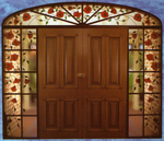 Витражи , UV фотопечать , объёмная UV фотопечать , ультратонкие ( 7 мм ) световые панели.