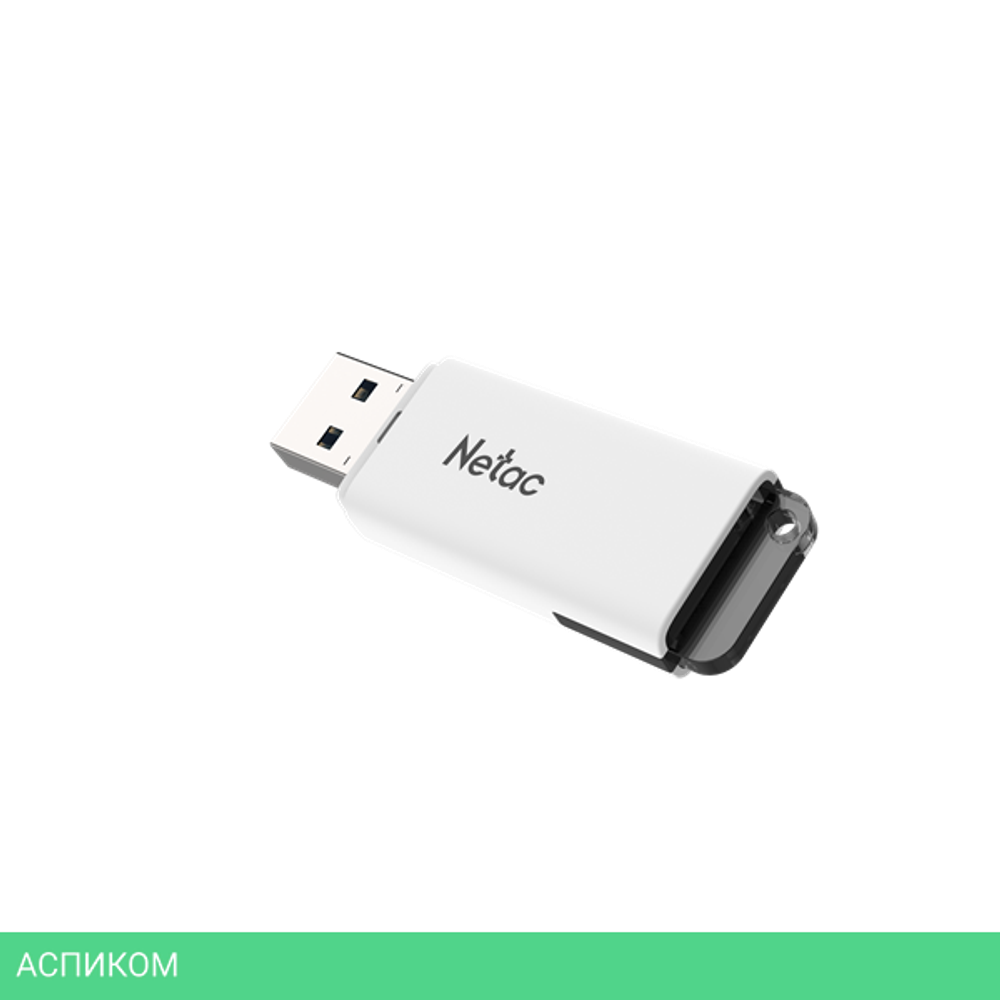 USB Flash-накопитель Netac U185 64Gb белый (NT03U185N-064G-30WH)