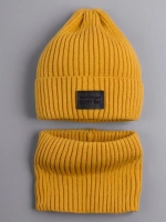 Шапка для мальчика со снудом демисезонная