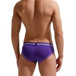 Мужские трусы брифы фиолетовые GAUVINE 3023
