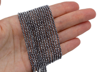 Нить бусин из терагерца 2,3мм, огранка