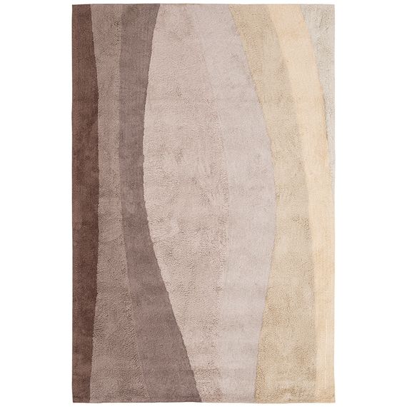 Ковер из хлопка с рисунком Rice Plantation из коллекции Terra, 120х180 см