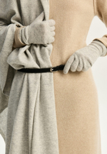 Перчатки кашемировые с люрексом