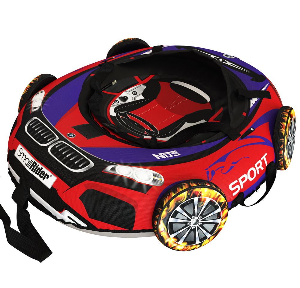 Надувные санки-тюбинг 20' Small Rider Snow Tubes 4 Машинки XL с колесами BM