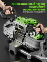 Станок для резки, автоматическая ленточнопильная пила, ZHUOFAN, удобная конструкция с двойным переключателем
