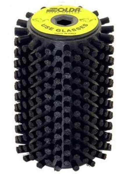Роторная щетка черный нейлон Solda Nylon Roto, 100 мм