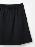 Юбка со складками "Черная" 7+