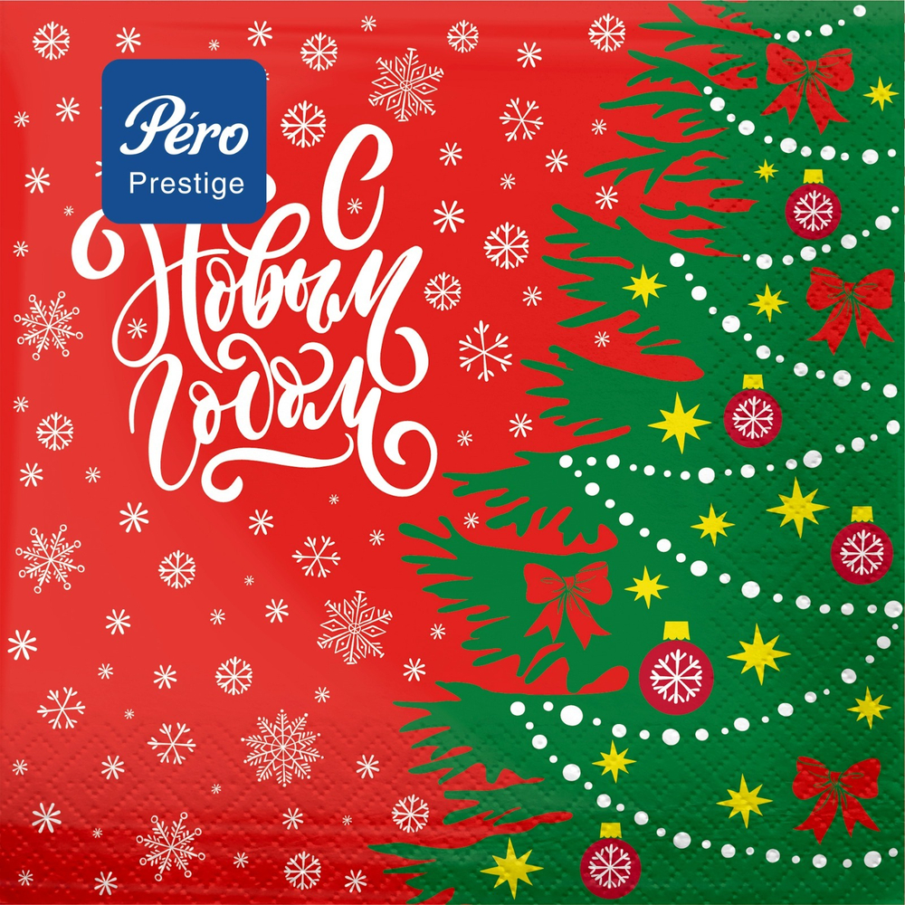 САЛФЕТКИ 33*33 НОВОГОДНИЕ 12 ШТ.